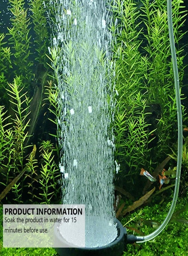 موزع فقاعات على شكل قرص حجري هوائي دائري مقاس 4 بوصات من VAYINATO® لأحواض السمك ومضخات الزراعة المائية وأحجار الهواء الخزفية من Petzlifeworld - Image 4